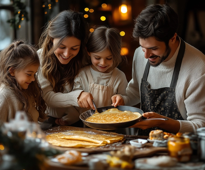 Transmission familiale des techniques de cuisine